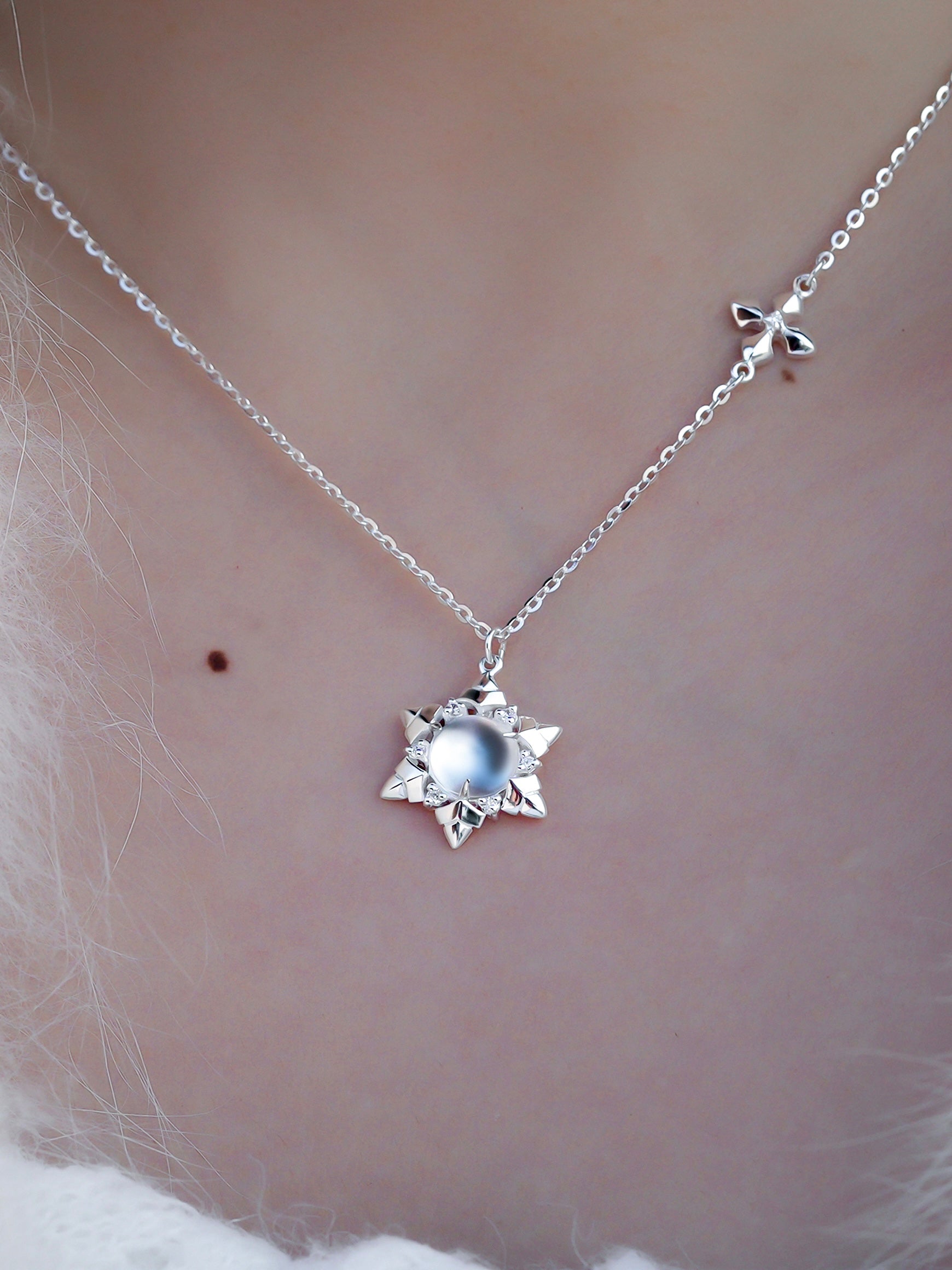 LinJewelryArtsnowflake pendant